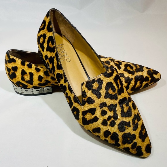 Franco Sarto Shoes - Franco Sarto Saturn Cheetah Leather Loafer 8.5